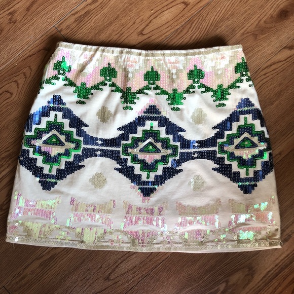 Sequin Mini Skirt - Picture 3 of 4